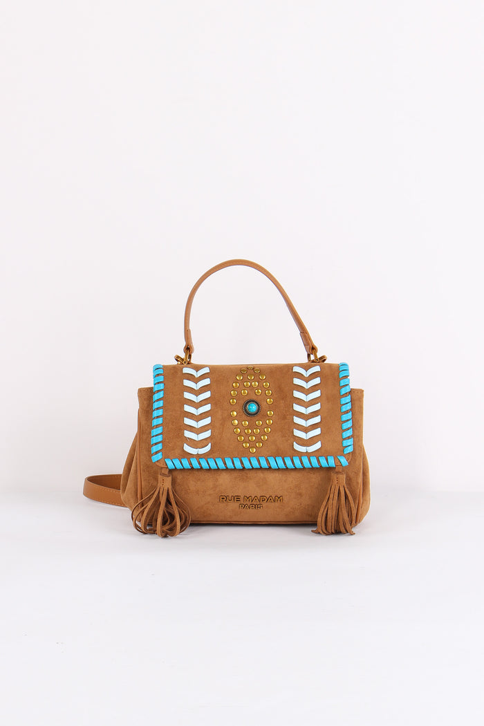 Tracollina Suede Etnica Suede Cognac