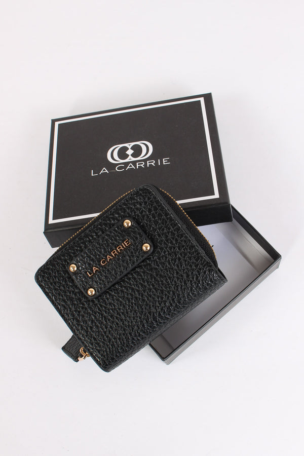 Portafoglio Piccolo Zip Black-2