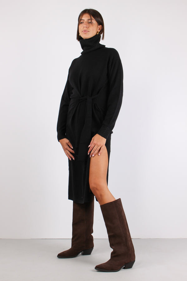 Abito Maglia Fusciacca Nero