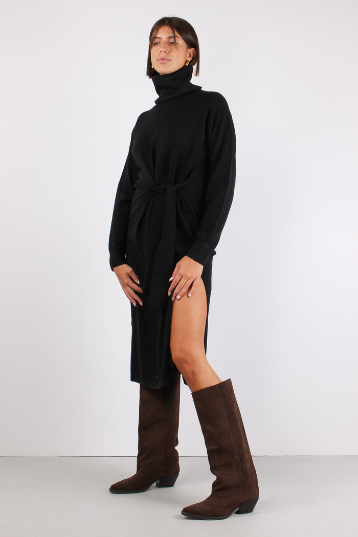 Abito Maglia Fusciacca Nero