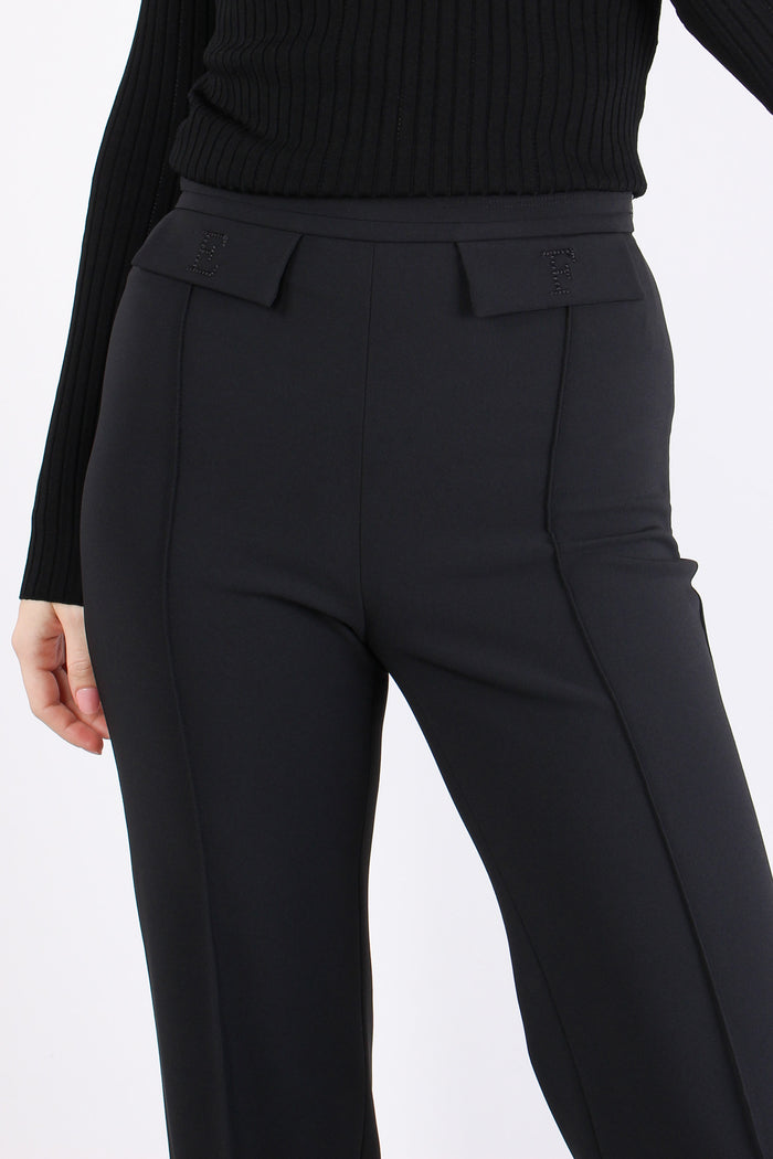 Pantalone Palazzo Essensial Nero-7