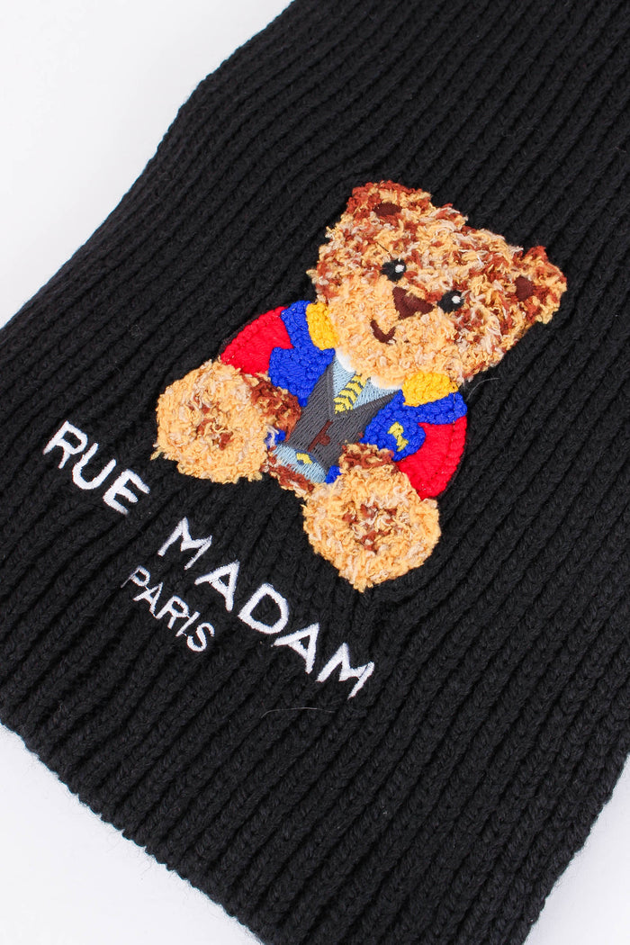 Sciarpa Orsetto Black-3