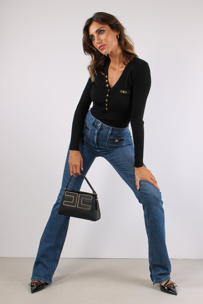 Maglia Serafino Costina Nero