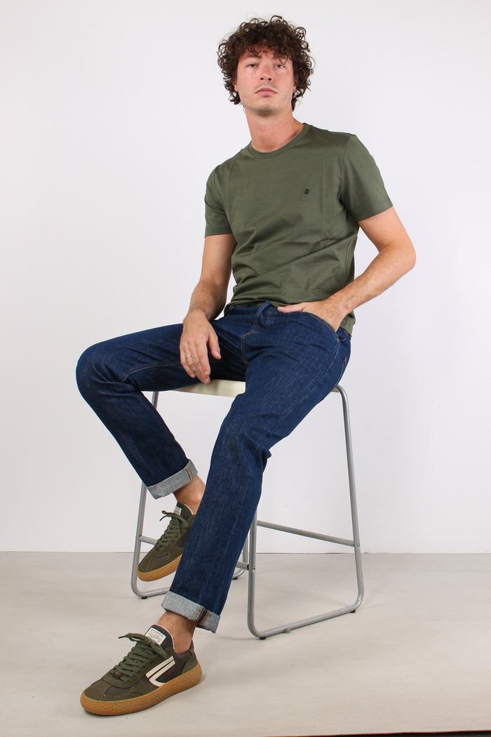 Icon Denim Regular Taglio Dritto Denim Scuro
