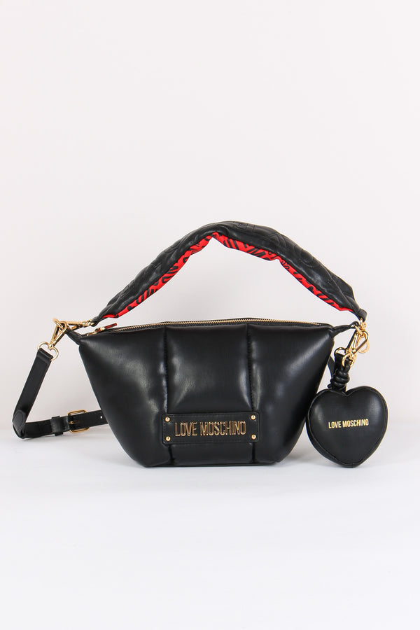 Trapezio Puffy Nero/rosso