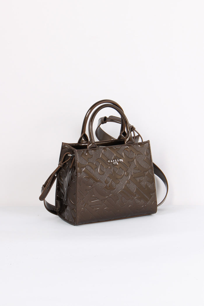 Mini Shopping Vernice Moro-5