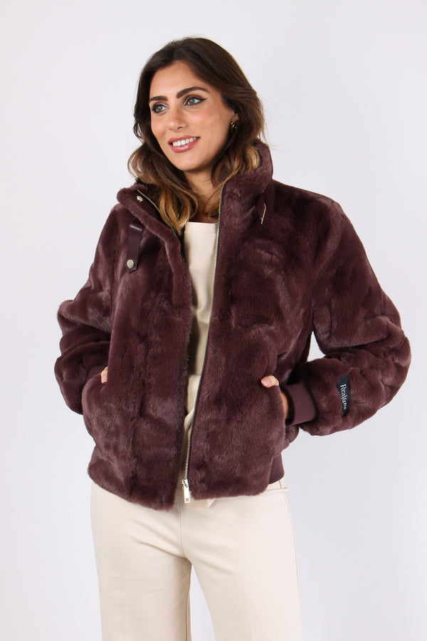 Bomber Gancio Collo Chocolate Bean-2