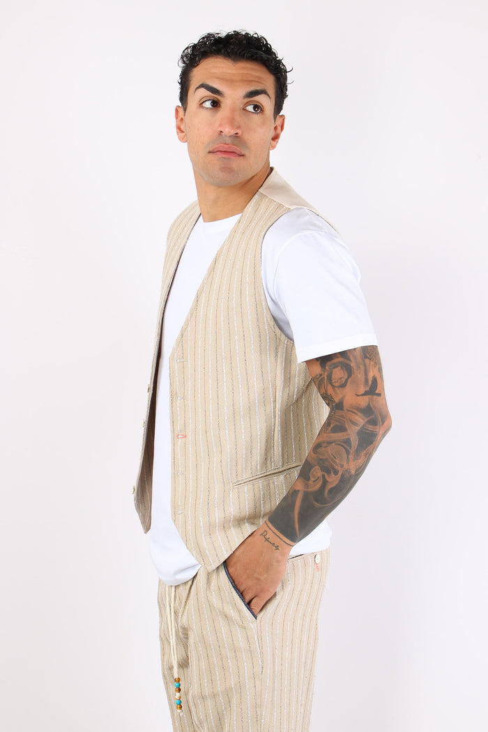 Gilet Riga Beige-6