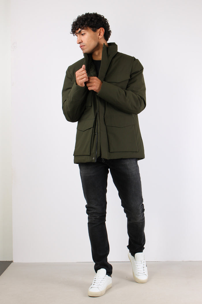 Jannik Field Jacket Tessuto Te Land Green-4