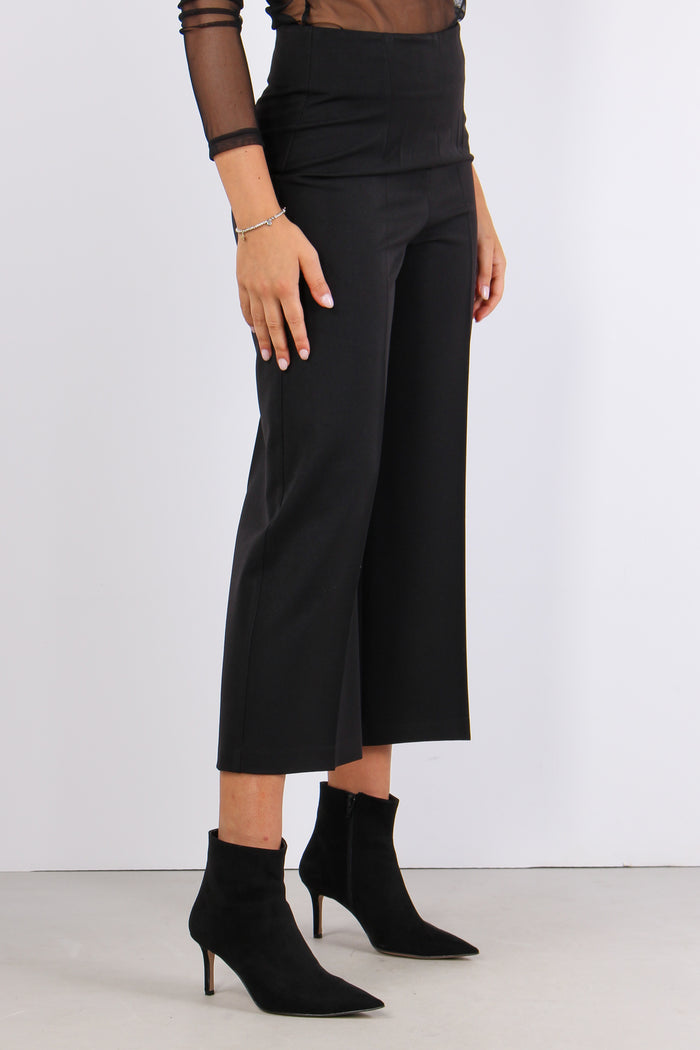 Pantalone Bengalina Spacchetti Nero-6