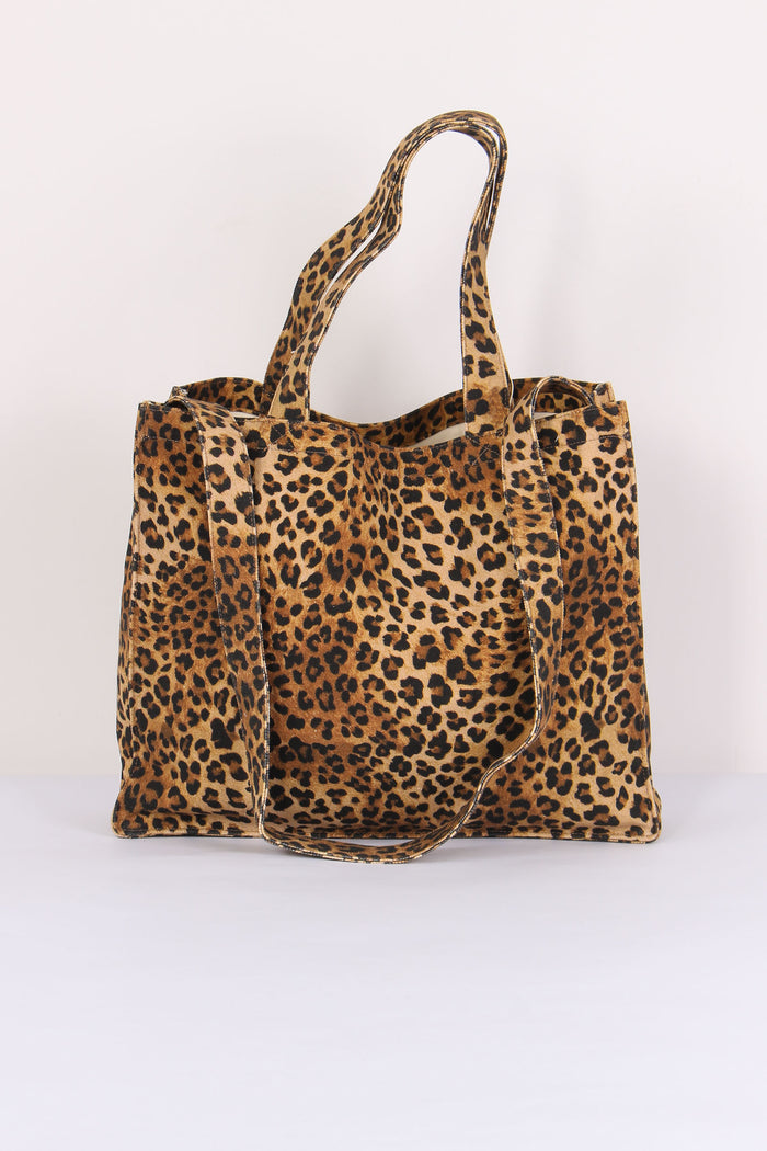 Essential Bag Canvas Leopard-3