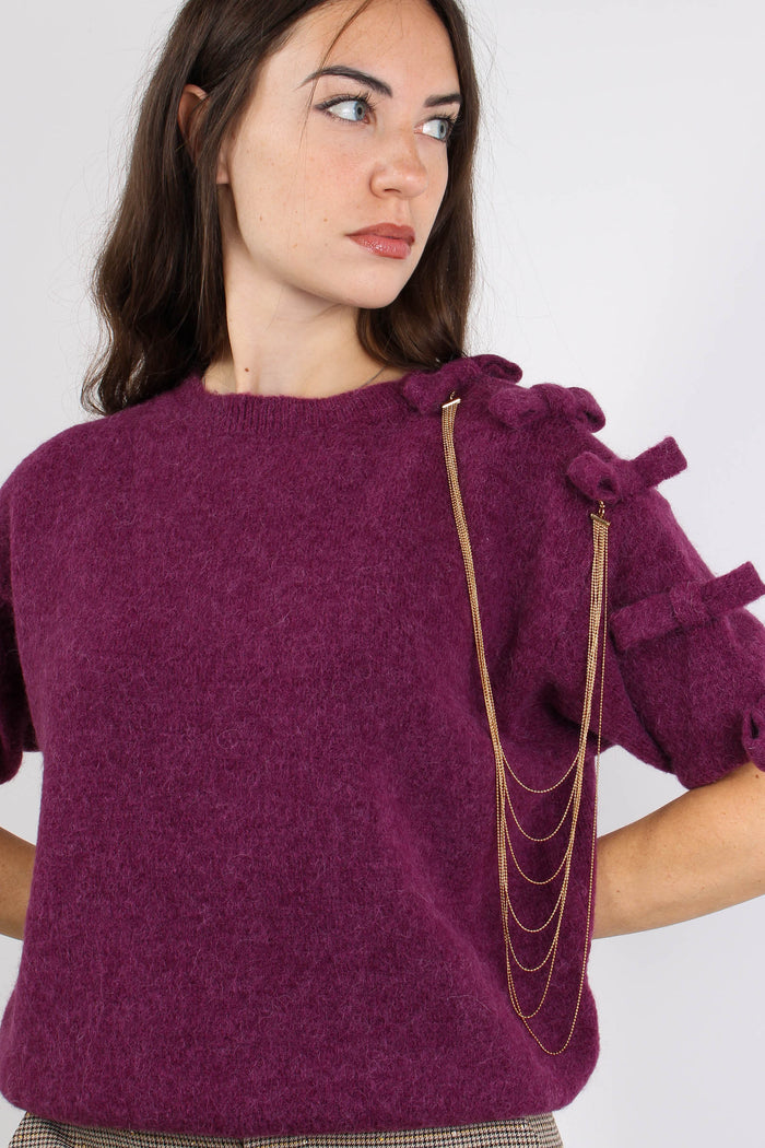 Maglia M/m Applicazione Fiocch Wine-4