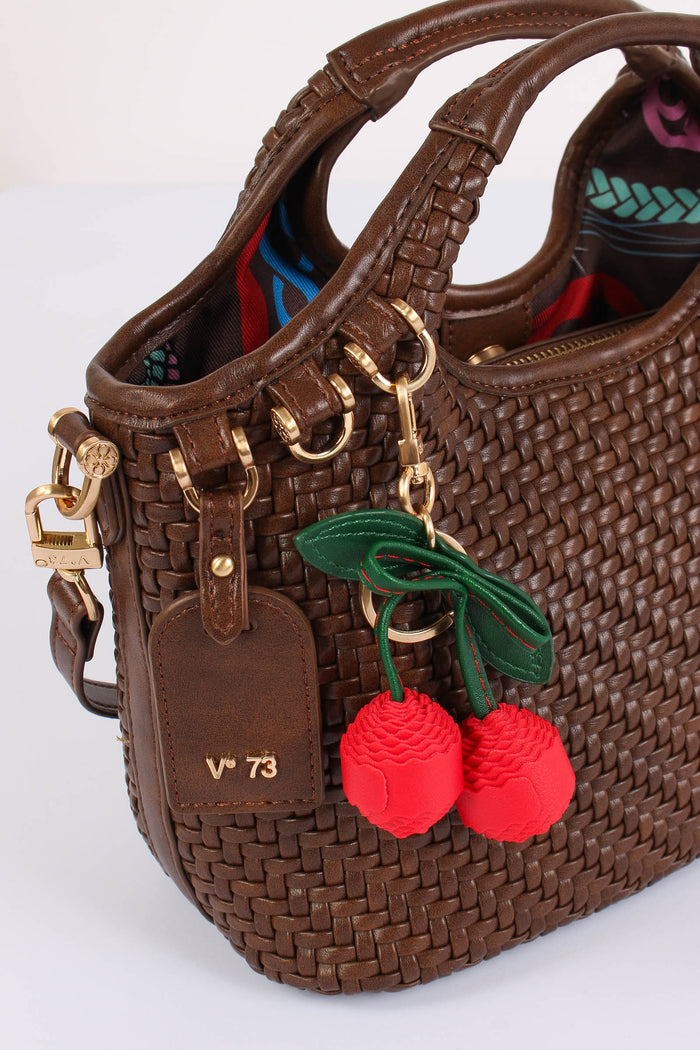 Zelda Shopping Mini Intreccio Moro-5