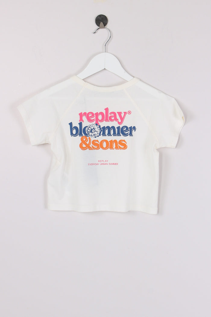 T-shirt Logo Dietro Panna-2