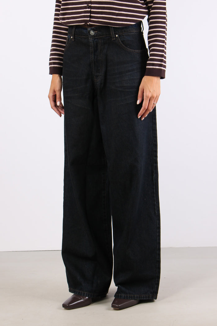 Zefiro Slouhy Denim Denim-3
