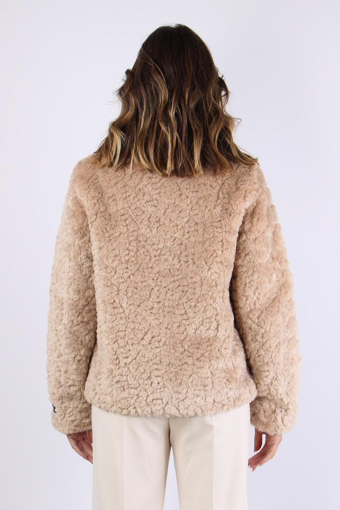 Giubbotto Corto Astrakan Oat-4