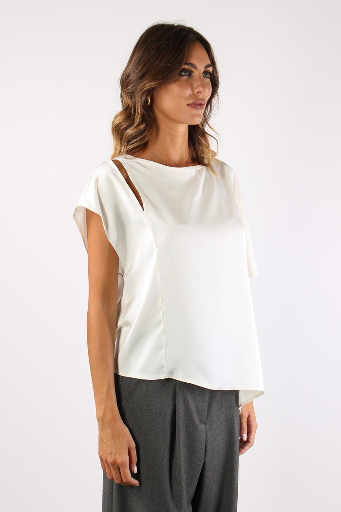 Blusa Oblo Spalla Panna-6