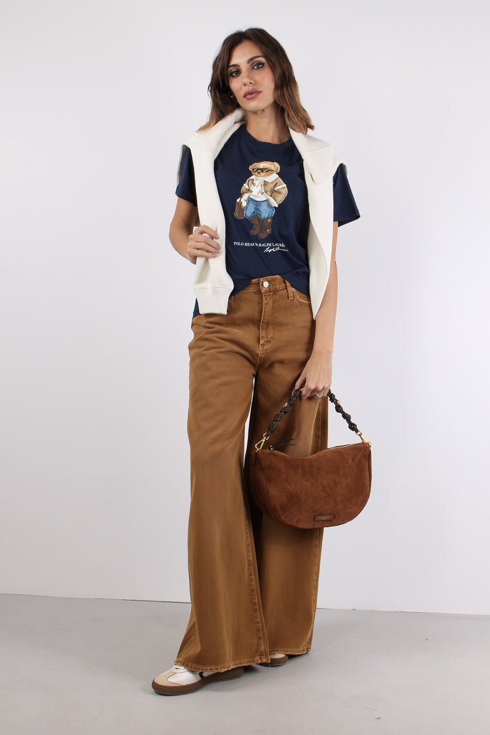 T-shirt Stampa Orso Modnight Ocean