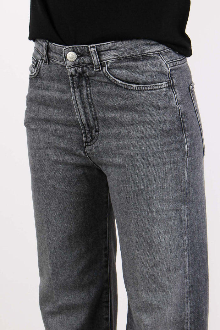 Denim Palazzo Nero/panna-6