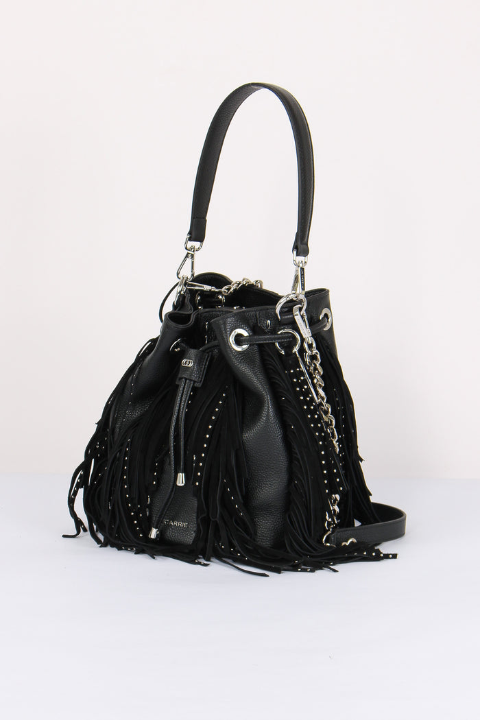 Secchiello Frange Borchie Black-2
