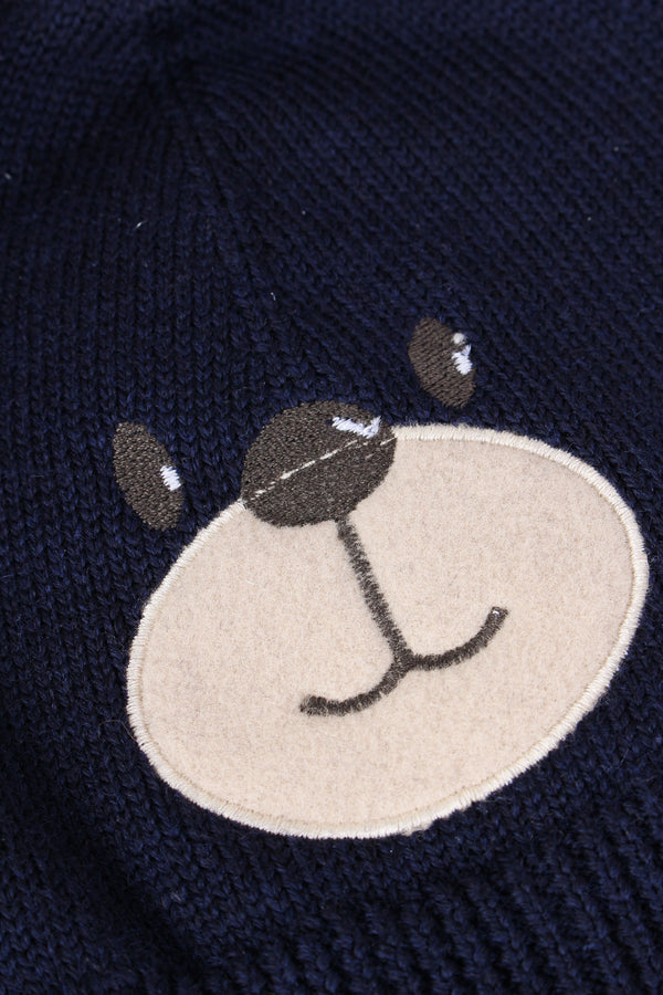 Cuffia Orso Blu Notte-2