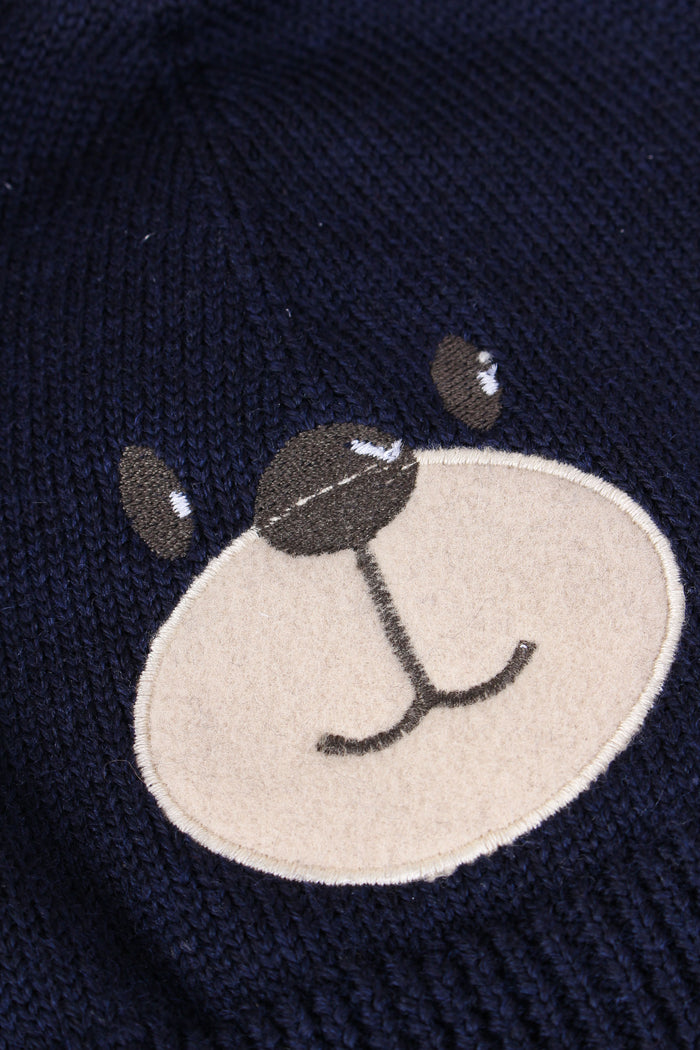 Cuffia Orso Blu Notte-2