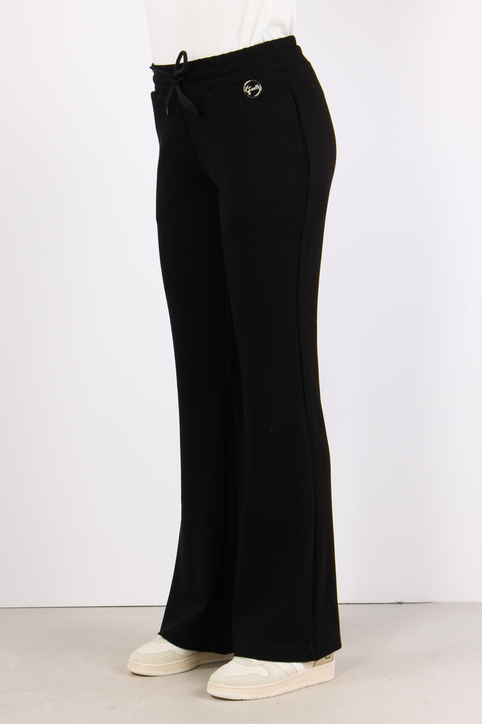Pantalone Tuta Modal Nero-3