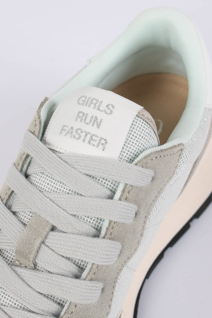 Sneakers Ally Glitter Textile Argento-10
