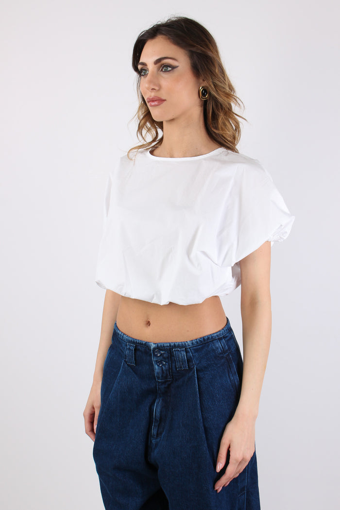 Camicia Stondata Cotone Optic White-5