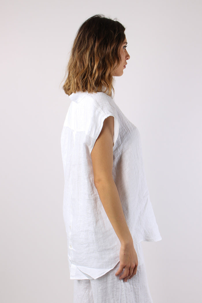 Camicia Smanicata Bottini Retr Naturale-7