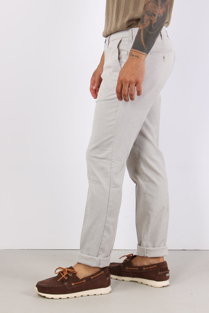 Chino Slim Goffrato Tortora-5