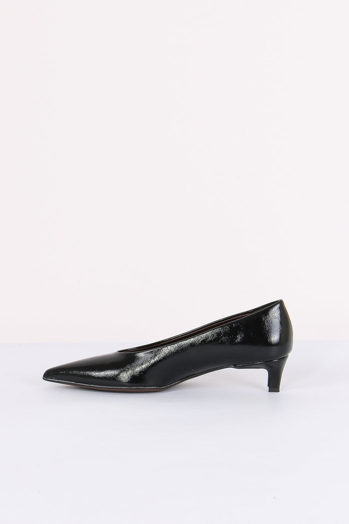 Decollete Vernice Tacco 3 Nero-6