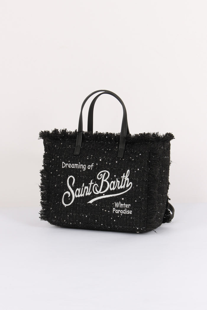 Shopping Tweed Paillettes Black-2
