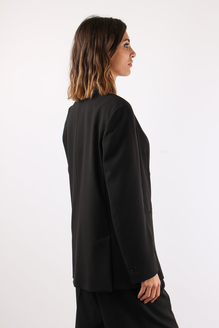 Giacca Rever Smoking Black-5