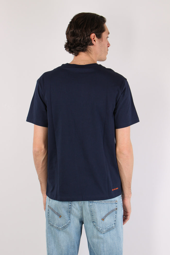 Adelmar T-shirt Logo Navy Blue-4
