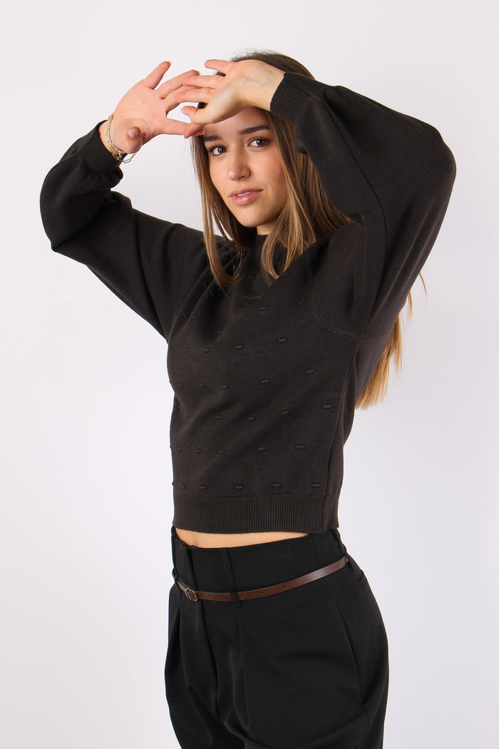 Maglia Scatoletta Punto Noccio Moro-3