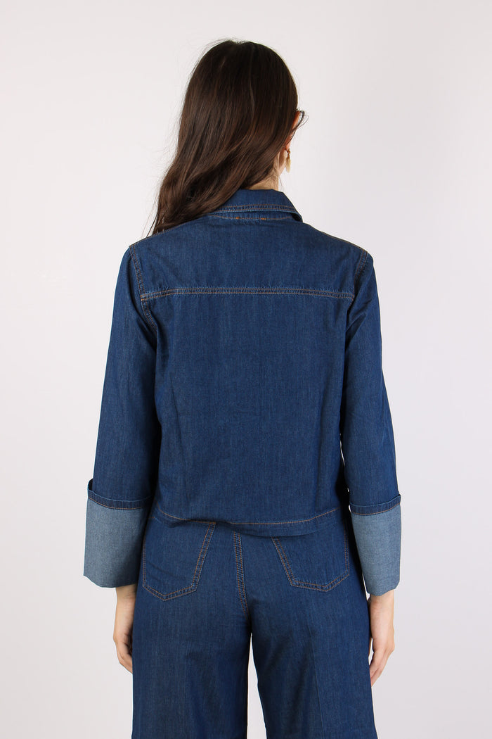 Camicia Denim Manica 3/4 Impun Denim-5