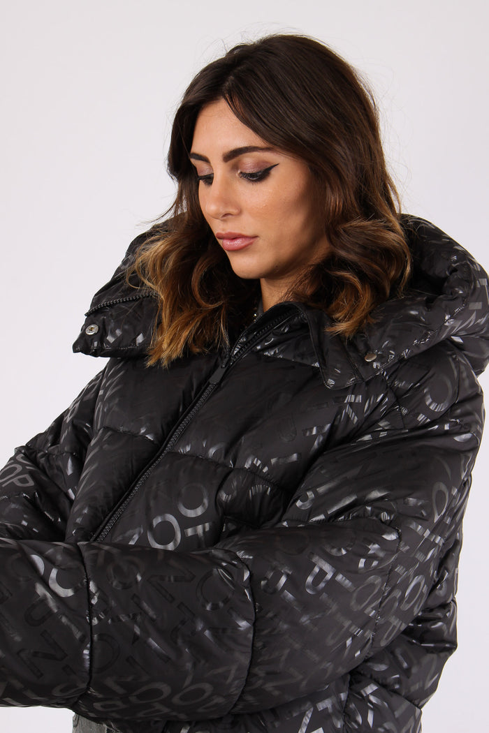 Infuso Piumino Logo Bottoni Ma Nero Limousine-8