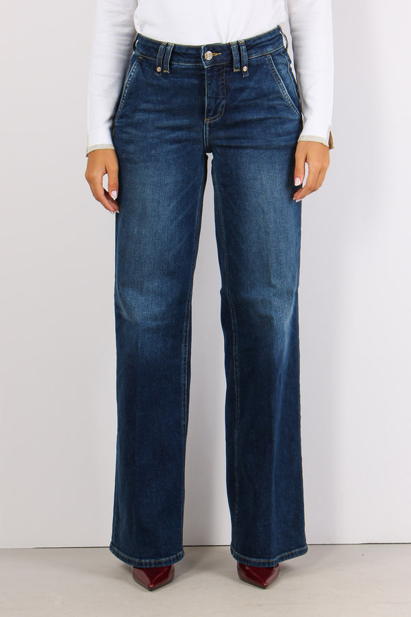 Denim Flare Tasca America Denim Medio-2