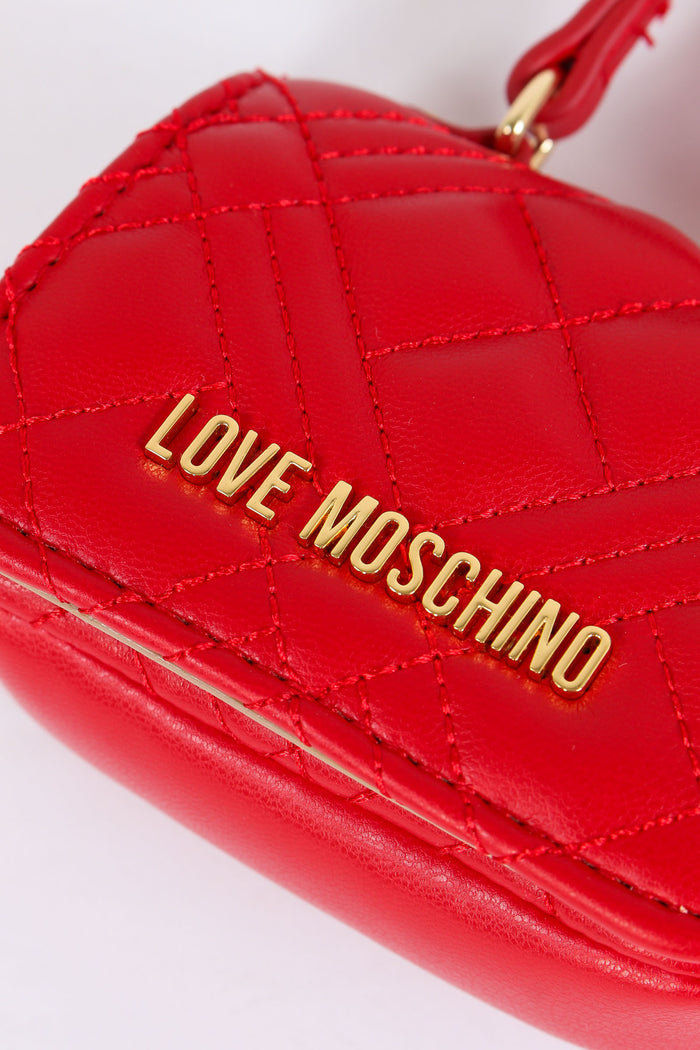 Portachiavi Mini Bag Matelasse Rosso-6