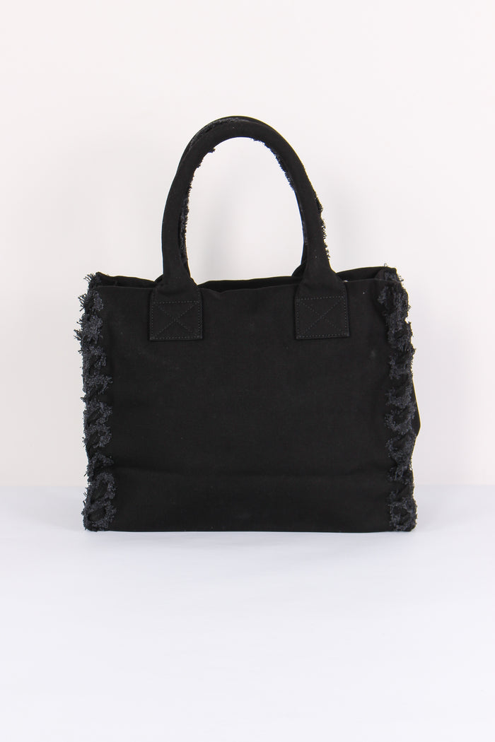 Shopping Beach Canvas Nero-3