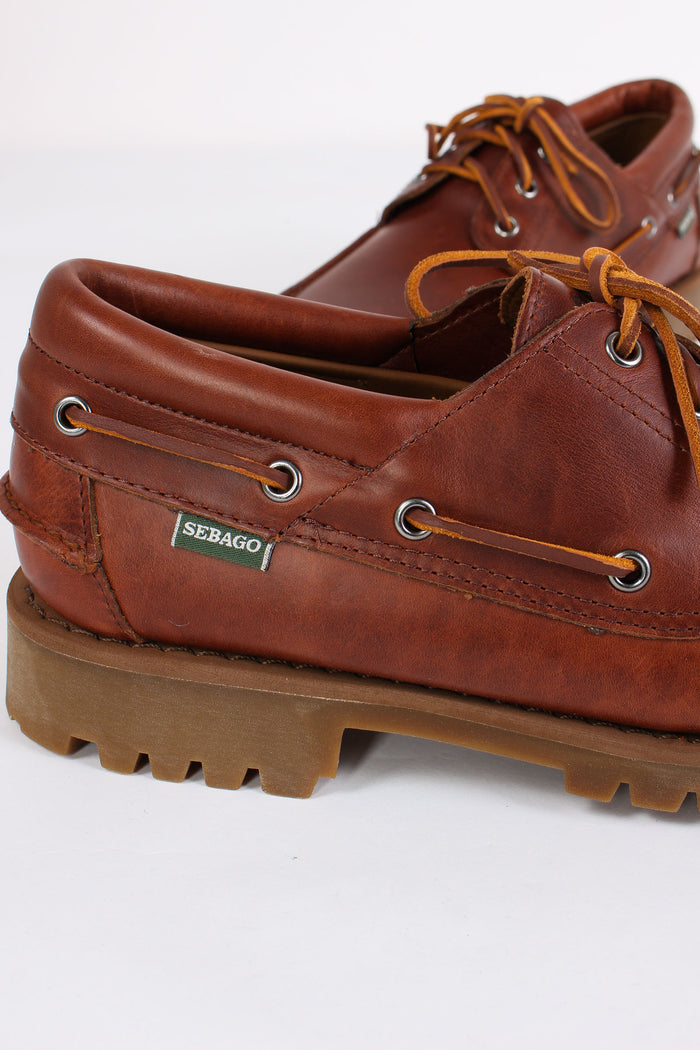 Scarpa Pelle 3 Fori Brown-7