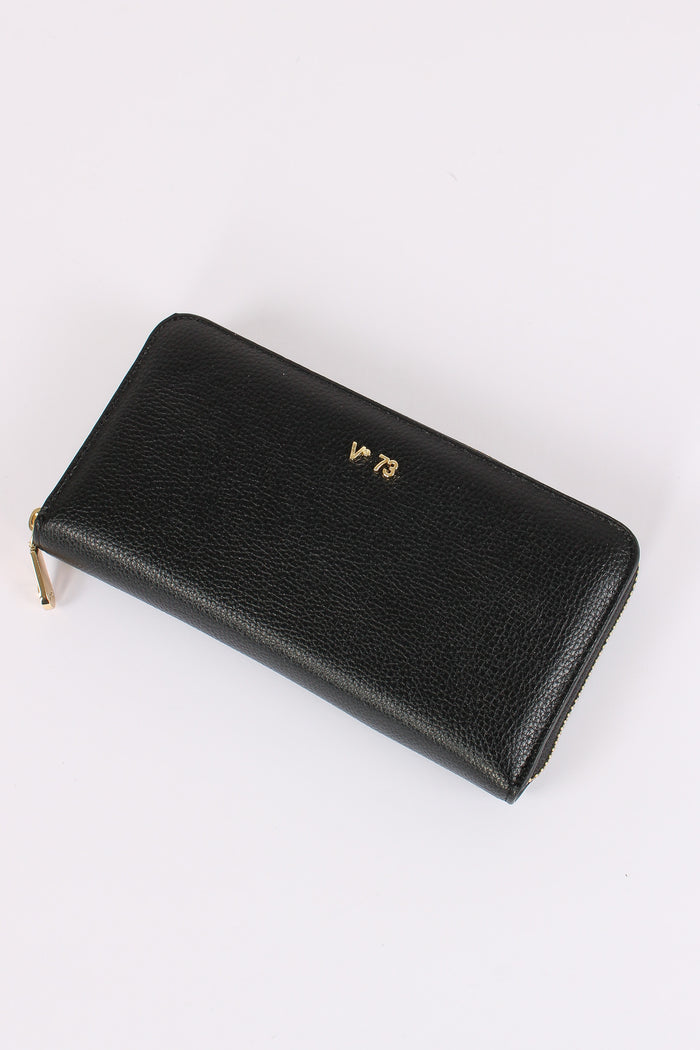 Keira Portafoglio Zip Around Nero-4