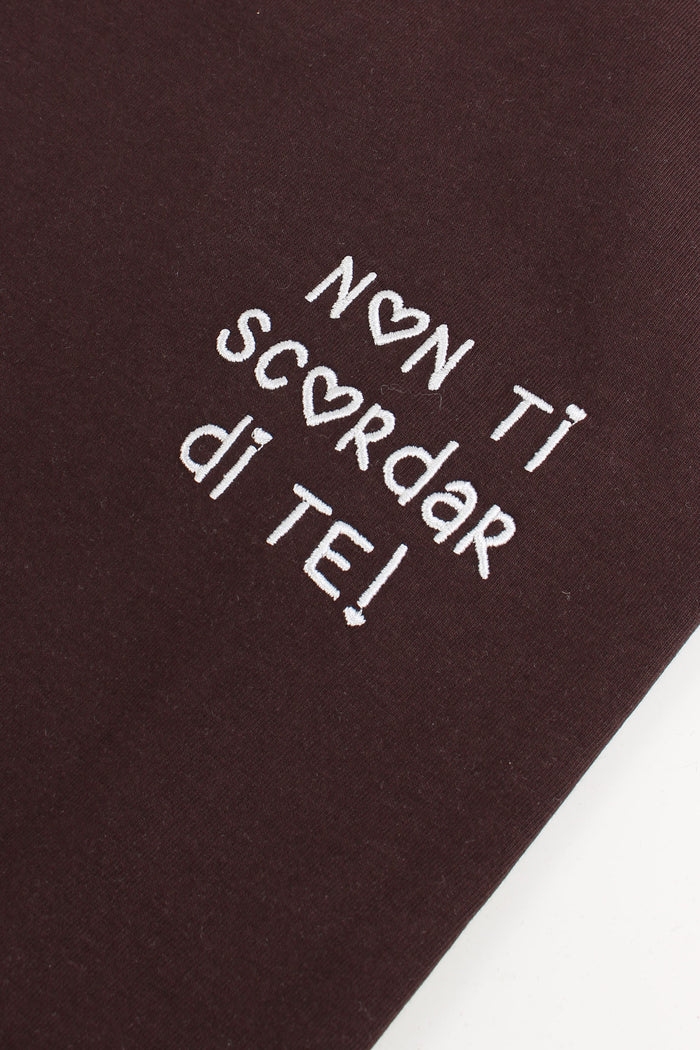 T-shirt Ricamo Non Ti Scordare Cioccolato-10
