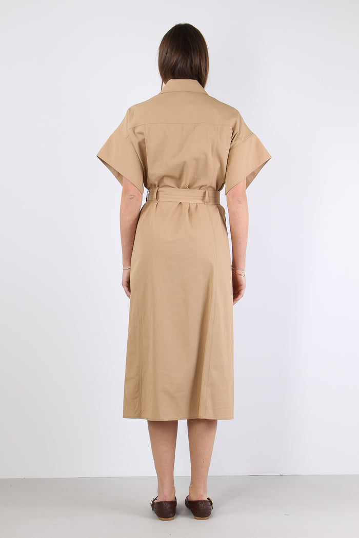 Alesha Chemisier Cintura Beige Chantilly-4