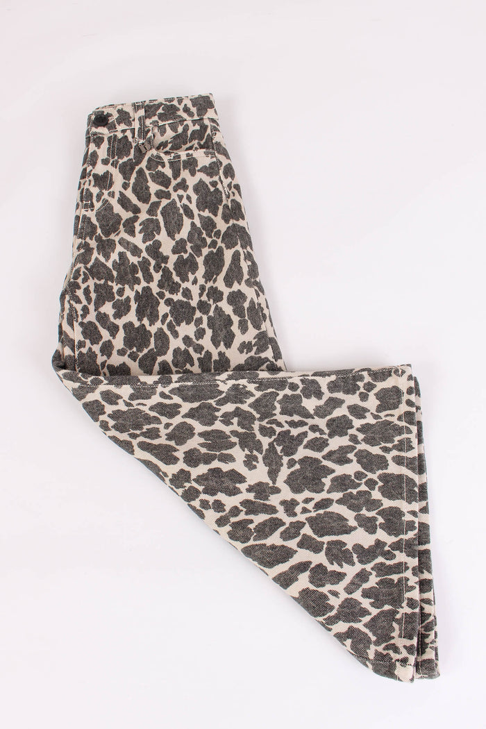 Denim Ampio Animalier Black-3