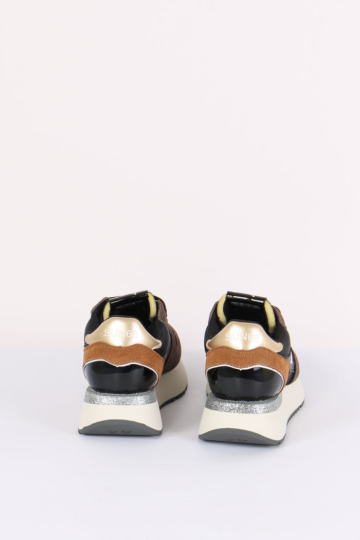 Sneakers Big Stargilr Mix Materials Nero-3