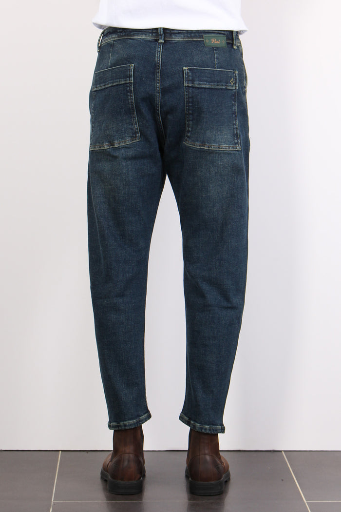 Denim Ergo Fit Denim Scuro-3