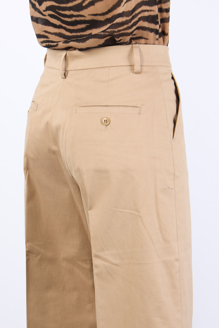 Urial Pantalone Gabardina Cammello-7