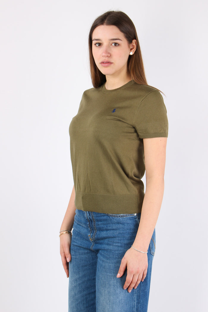 Pullover Manica Corta Willow Green-5